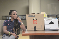 Jamillah Bell in the Levis Watkins Learning Center