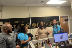 Vincentt Sutton (left), Dana Green, Melanie Hogan, and Chinyere Neal