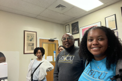 Chanah Dunbar (left), Vincentt Sutton, and Dana Green