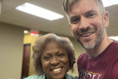 Dr. Tara Y. White (left) and Will Tchakirides