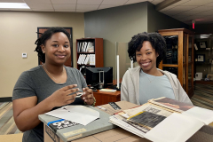 Jasmine Sears (left) and Chanah Dunbar